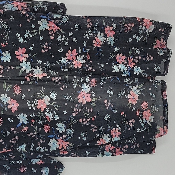 Lane Bryant Floral Sheer Jacket - Picture 13 of 15